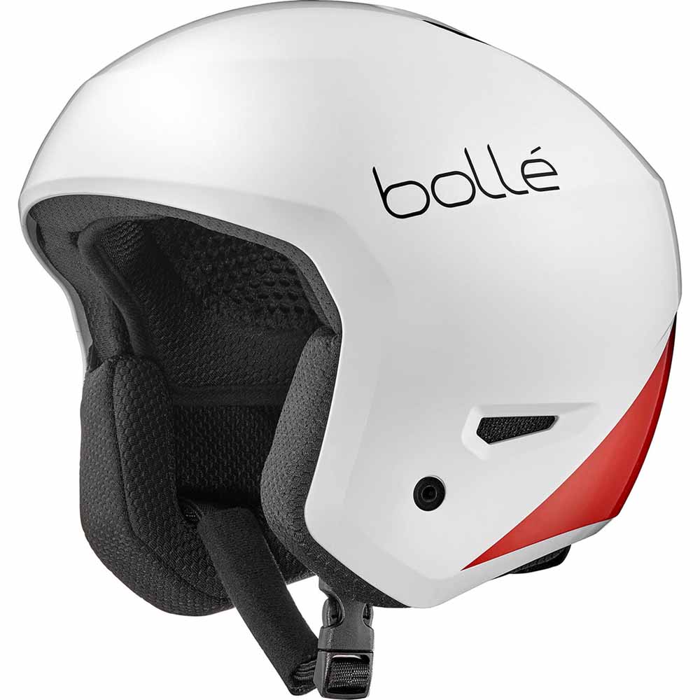  Bolle Medalist Pure Racing Helmet - White Black Red Shiny