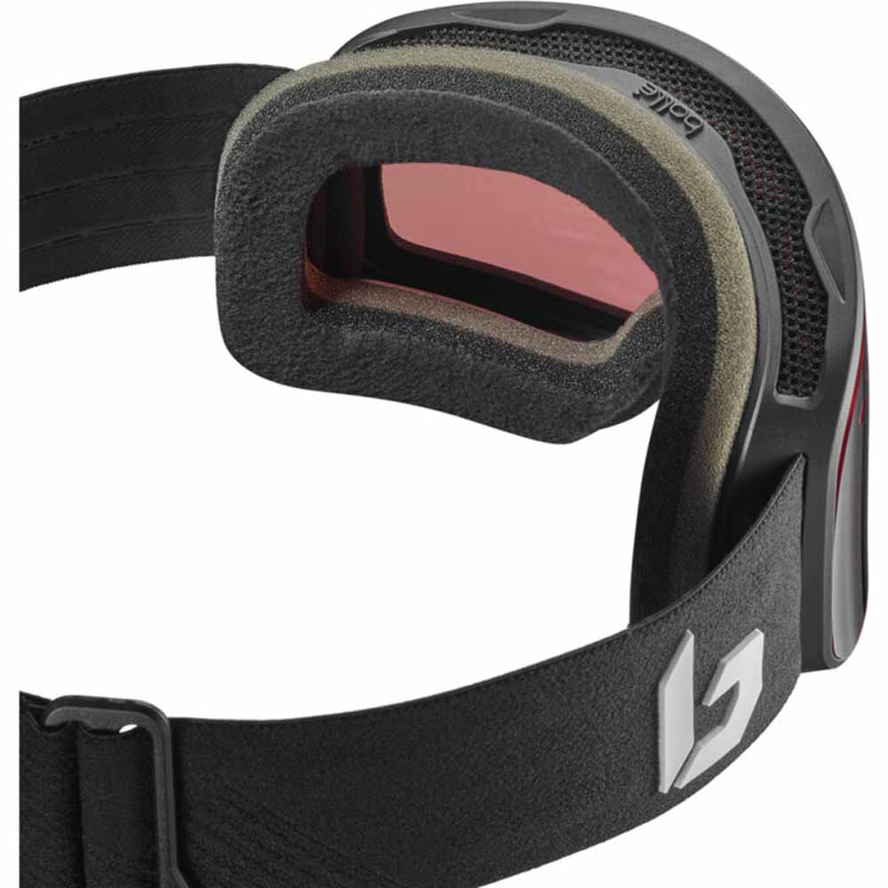  Bolle Nevada Small Goggle Black Corp Matte - Vermillon Gun