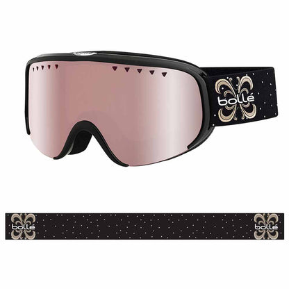 Bolle Scarlett Goggle Shiny Black Night - Vermillon Gun