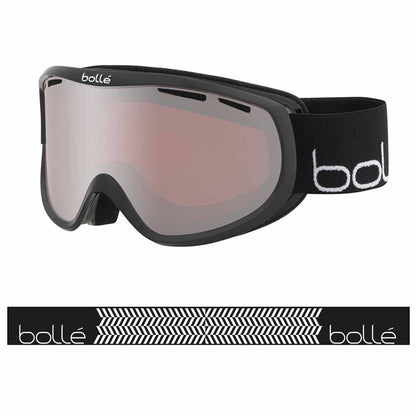  Bolle Sierra Goggle Black & White Shiny - Vermillon Gun