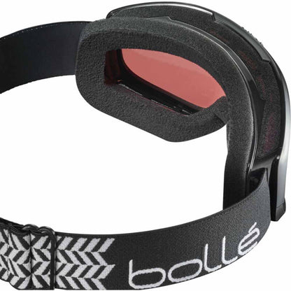  Bolle Sierra Goggle Black & White Shiny - Vermillon Gun