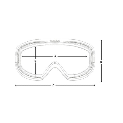  Bolle Sierra Goggle Black & White Shiny - Vermillon Gun