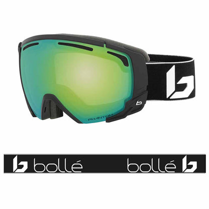  Bolle Supreme OTG Goggle Black Corp Matte - Phantom Green Emerald Photochromic