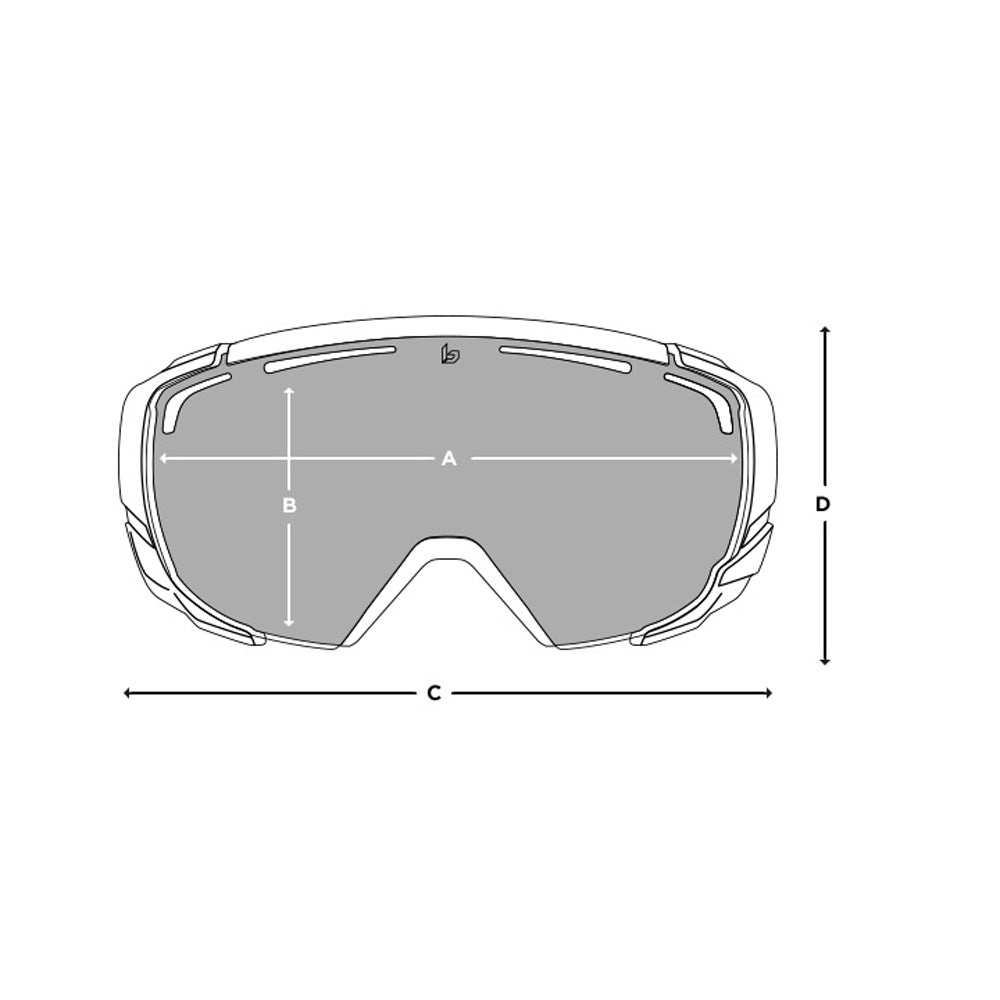  Bolle Supreme OTG Goggle Black Corp Matte - Vermillon Gun