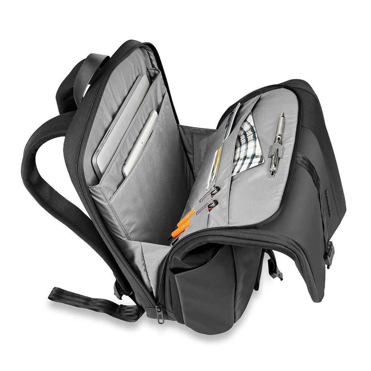  Briggs & Riley Large Fold-Over Backpack - Black