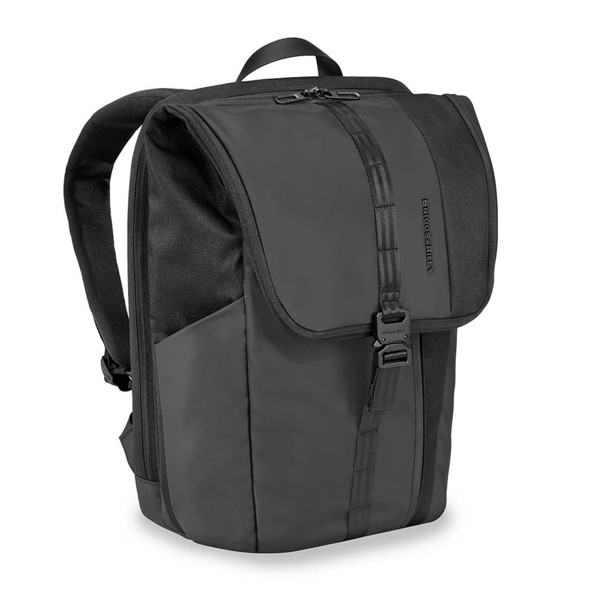  Briggs & Riley Large Fold-Over Backpack - Black