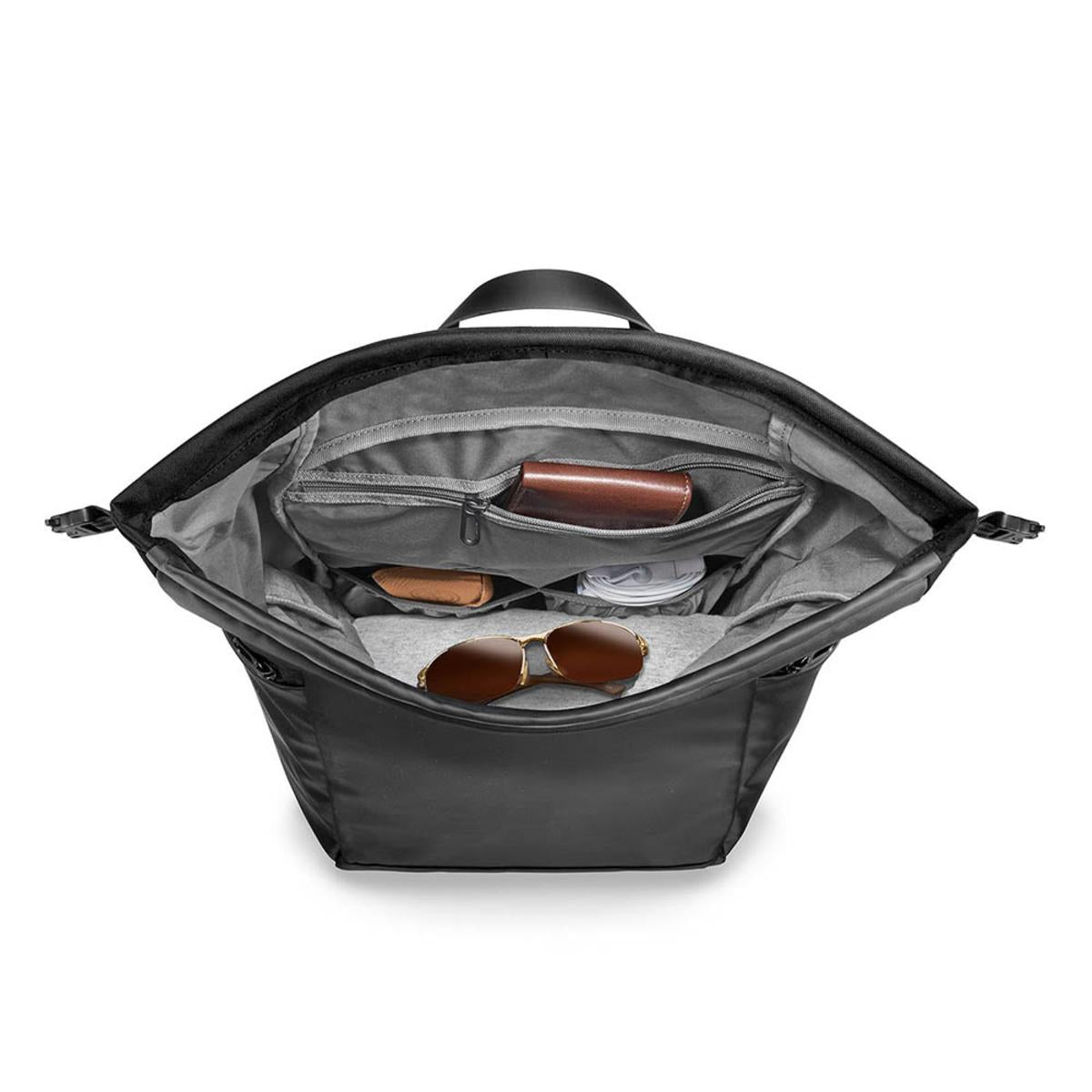  Briggs & Riley Large Roll-Top Backpack - Black