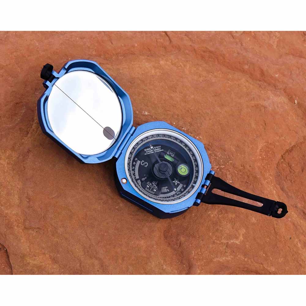  Brunton Standard Transit Compass, Quadrant (0-90) - Blue