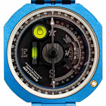  Brunton Standard Transit Compass, Quadrant (0-90) - Blue