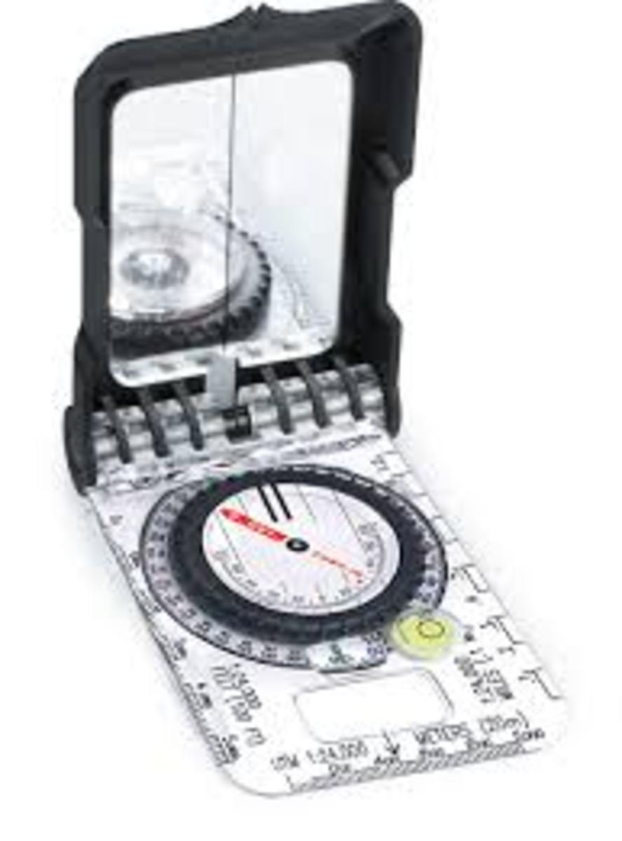  Brunton TRUARC15 MIRROR COMPASS, GLOBAL, RARE EARTH, BUBBLE LEVEL
