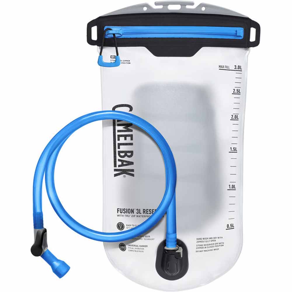  Camelbak Fusion 3L Reservoir With Tru Zip Waterproof Zipper - Clear