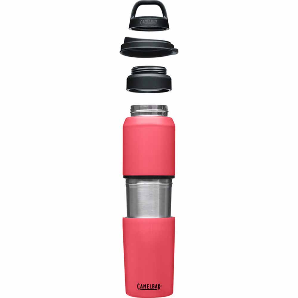  Camelbak MultiBev Vacuum Insulated Stainless Steel 17 Oz Water Bottle & 12 Oz Detachable Cup