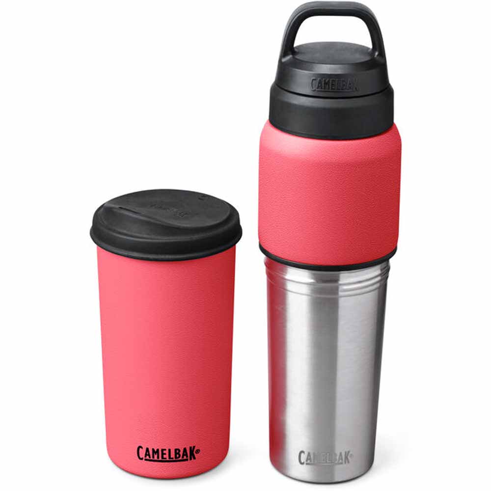  Camelbak MultiBev Vacuum Insulated Stainless Steel 22 Oz Water Bottle & 16 Oz Detachable Cup