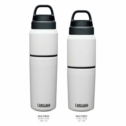  Camelbak MultiBev Vacuum Insulated Stainless Steel 22 Oz Water Bottle & 16 Oz Detachable Cup