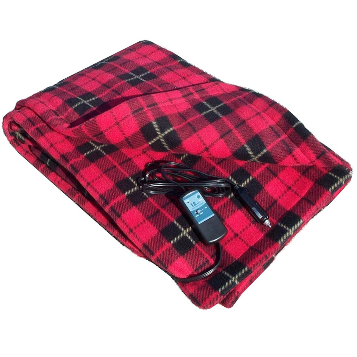  Trillium Car Cozy 2 12-Volt Heated Travel Blanket With Patented Safety Timer