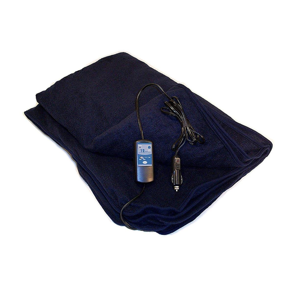  Trillium Car Cozy 2 12-Volt Heated Travel Blanket With Patented Safety Timer