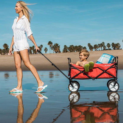  CGear Sand-Free Beach Wagon - Red