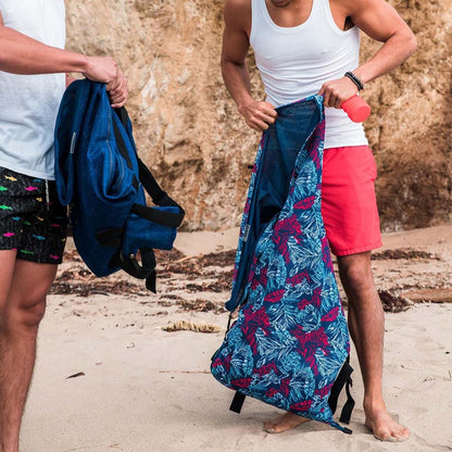  CGear Sand-Free Switch Transitional Backpack - Blue Floral/Navy