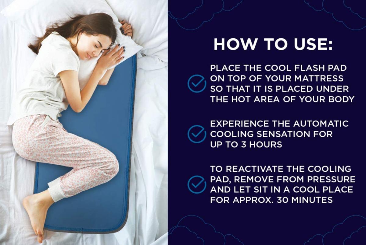  Cool Care Technologies Cool Flash Body Pad - Cooling Pad For Bed & Exercise