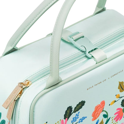  Corkcicle Baldwin Boxer Lunchbox - Rifle Paper Co. Mint Lively Floral