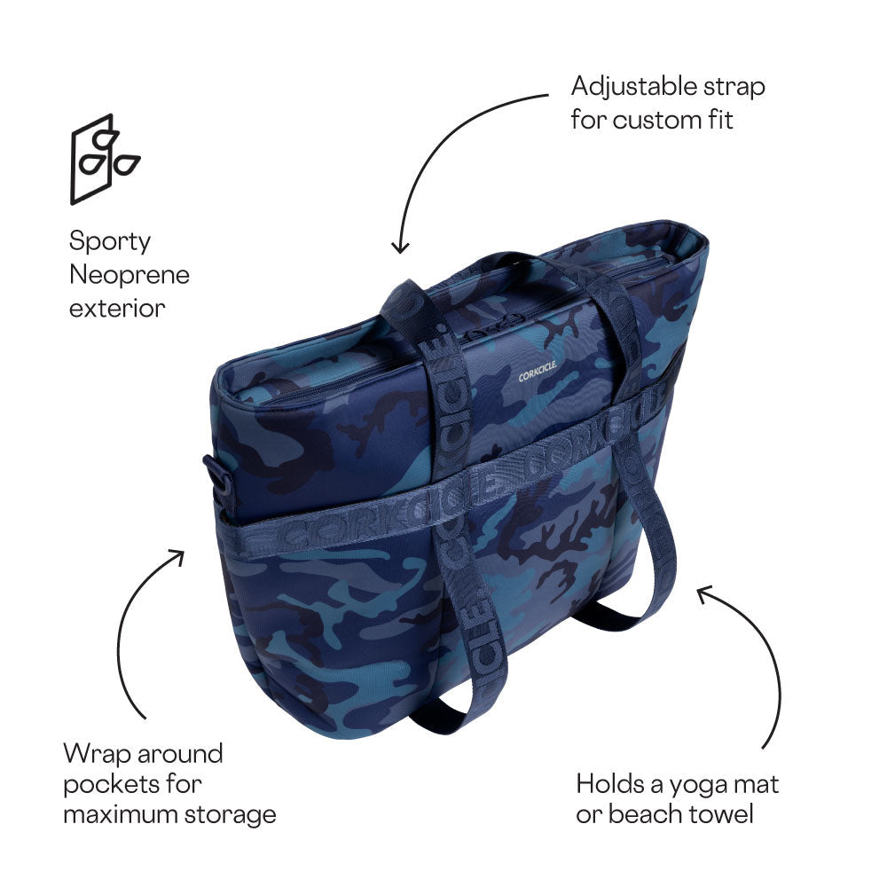  Corkcicle Estelle Tote - Santorini Neoprene