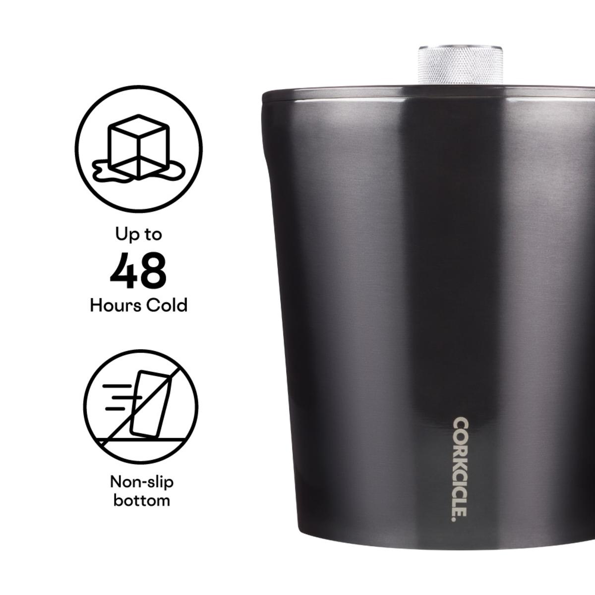  Corkcicle Insulated Ice Bucket With Lid - Gunmetal