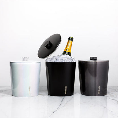  Corkcicle Insulated Ice Bucket With Lid - Gunmetal