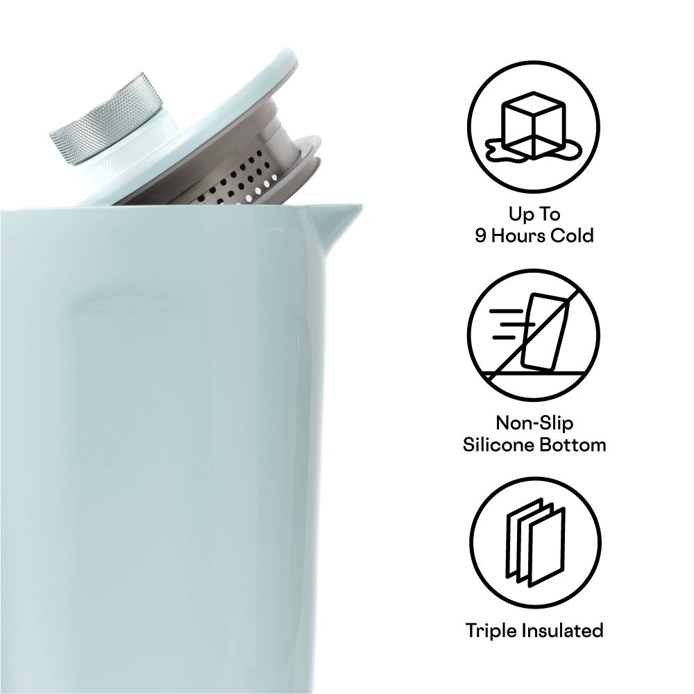  Corkcicle Pitcher - Gloss Powder Blue