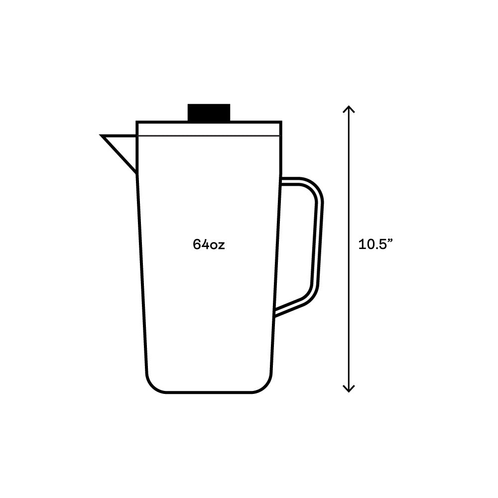  Corkcicle Pitcher - Gloss Powder Blue