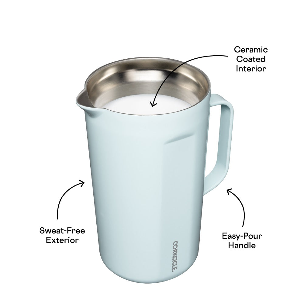  Corkcicle Pitcher - Gloss Powder Blue