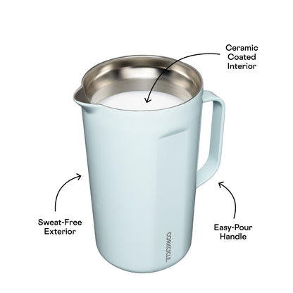  Corkcicle Pitcher - Gloss Powder Blue