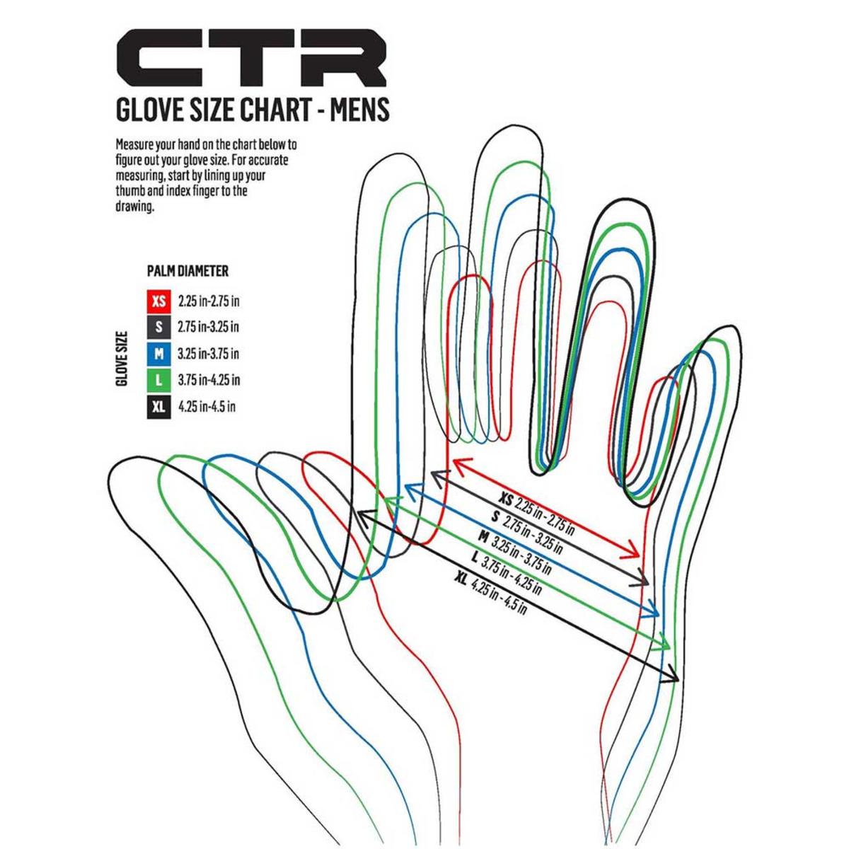  CTR By Chaos Glacier Air Protect Gloves