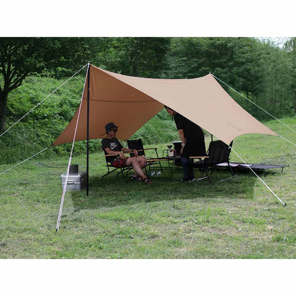  DOD Outdoors Hexa Tarp Without Poles - Tan