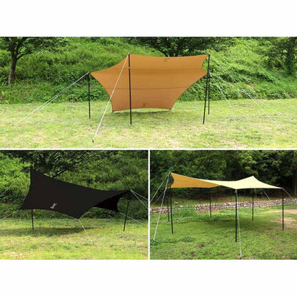  DOD Outdoors Hexa Tarp Without Poles - Tan