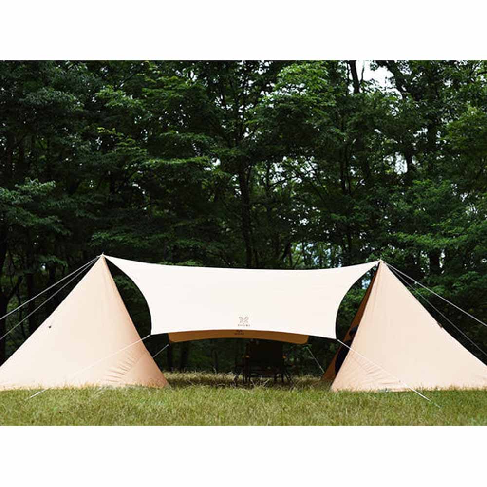  DOD Outdoors Hexa Tarp Without Poles - Tan