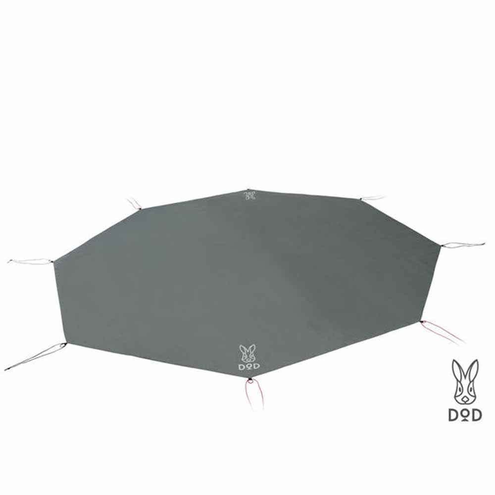  DOD Outdoors Ichi One Pole Tent Large Ground Sheet - Gray