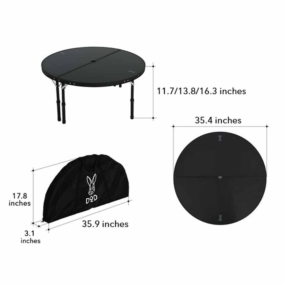  DOD Outdoors Ichi One Pole Tent Table