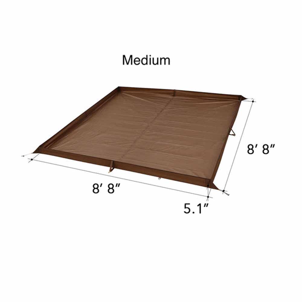  DOD Outdoors Kama Zashiki Removable Tent Floor - Medium/Brown