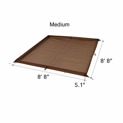  DOD Outdoors Kama Zashiki Removable Tent Floor - Medium/Brown