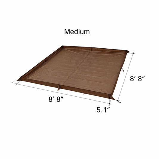  DOD Outdoors Kama Zashiki Removable Tent Floor - Medium/Brown