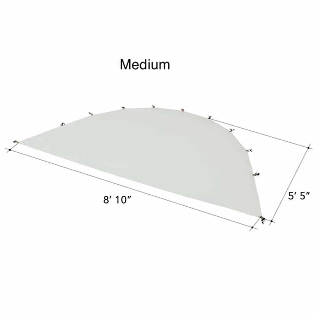  DOD Outdoors Kamaboko Cinema Screen - Medium/White