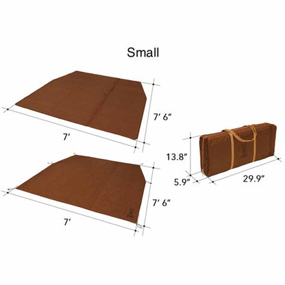  DOD Outdoors Kamaboko Mat Set - Small/Brown