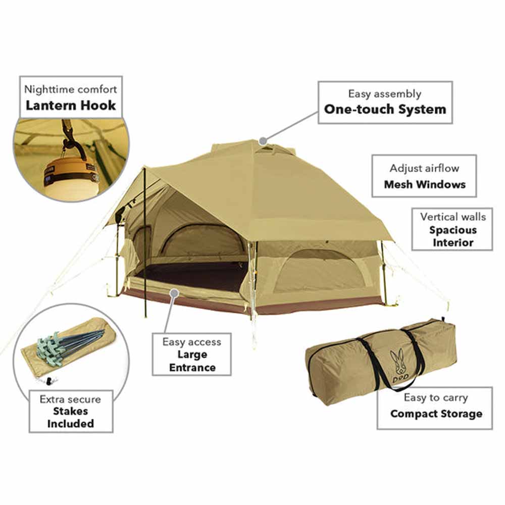  DOD Outdoors Kinoko Mushroom Tent