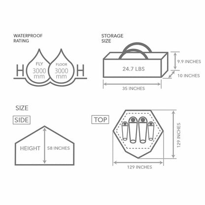  DOD Outdoors Kinoko Mushroom Tent
