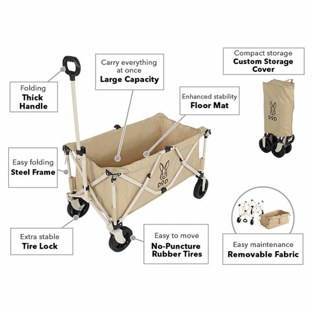  DOD Outdoors Uma Folding Wagon