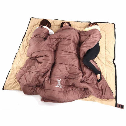  DOD Outdoors Wagaya Sleeping Bag - Maroon/Tan