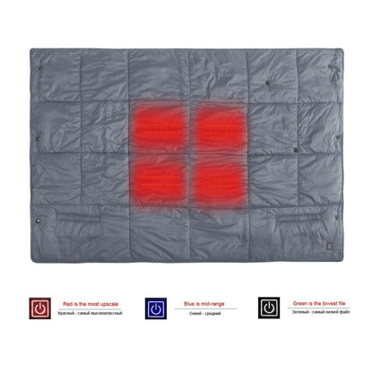  Dr.Warm Portable Electric Far Infrared Multi-Function 2in1 Heated Vest And Heating Blanket