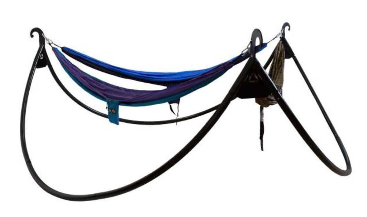  Eagles Nest Outfitters Pod Portable Triple Durable Steel Hammock Stand For 3 Hammocks
