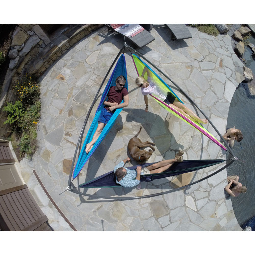  Eagles Nest Outfitters Pod Portable Triple Durable Steel Hammock Stand For 3 Hammocks