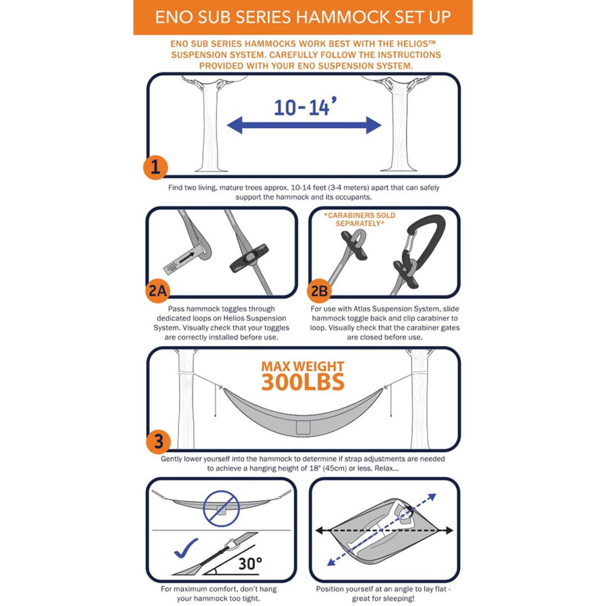  Eagles Nest Outfitters SuperSub Ultralight Hammock